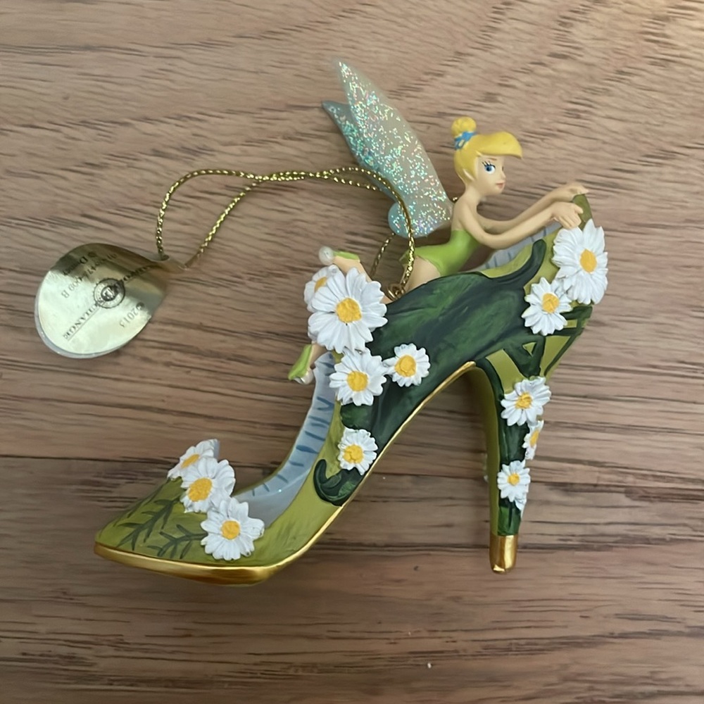 Tinker bell shoe ornament